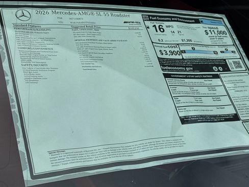 New 2026 Mercedes-Benz SL 55 AMG 4MATIC image 31