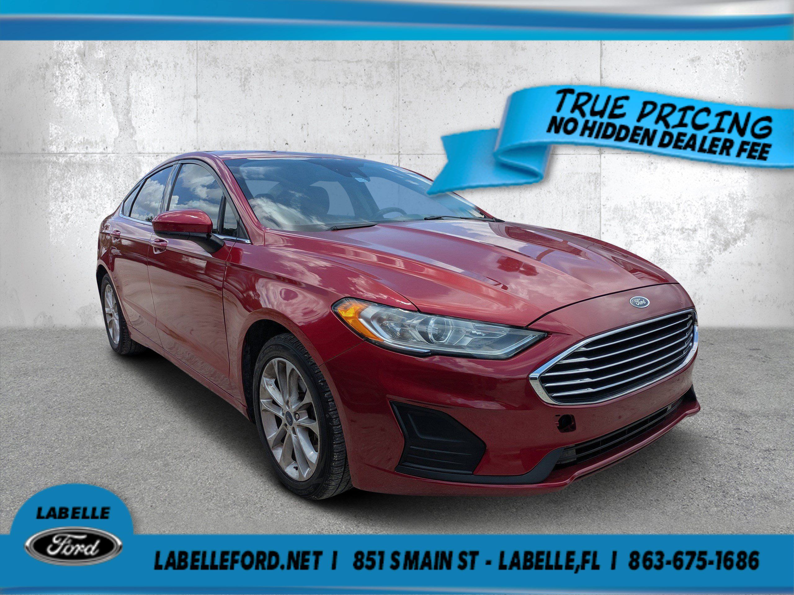 Certified 2020 Ford Fusion SE FWD image 1