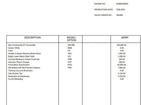 Certified 2020 Bentley Continental GT First Edition image 42