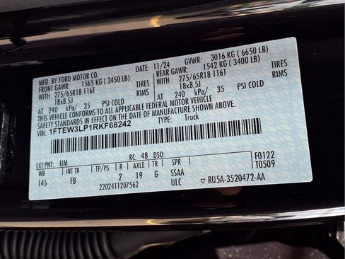 Used 2024 Ford F150 XLT w/ Equipment Group 302A MID AWD/4WD image 23