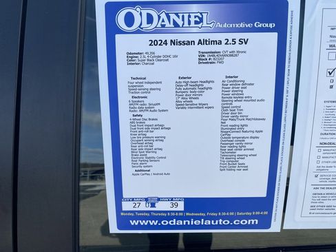 Used 2024 Nissan Altima 2.5 SV image 27