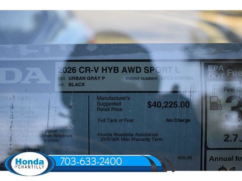 New 2026 Honda CR-V Sport-L image 36