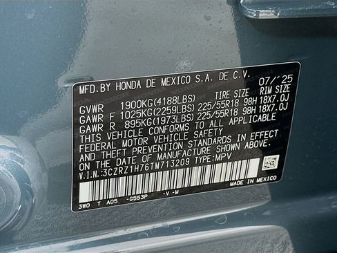 Certified 2026 Honda HR-V EX-L image 31