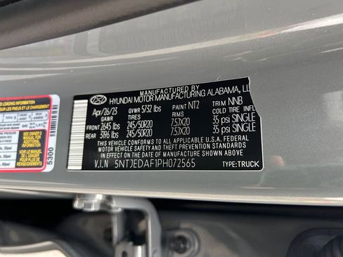 Certified 2023 Hyundai Santa Cruz Limited w/ Cargo Package image 35