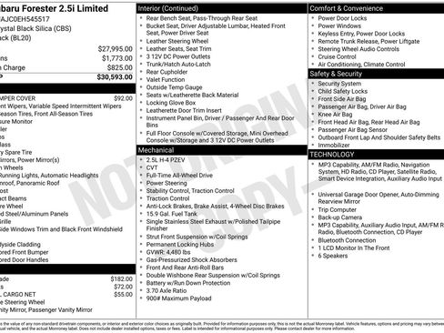 Used 2014 Subaru Forester 2.5i Limited AWD/4WD image 18