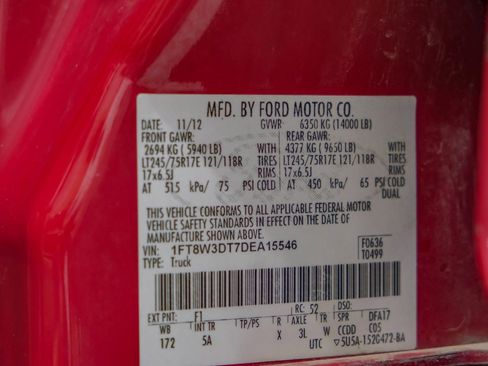 Used 2013 Ford F350 Lariat w/ Lariat Ultimate Pkg image 63