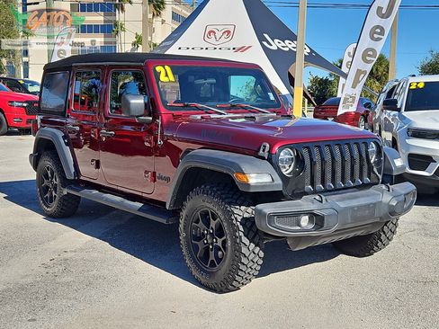 Used 2021 Jeep Wrangler Unlimited Sport image 1