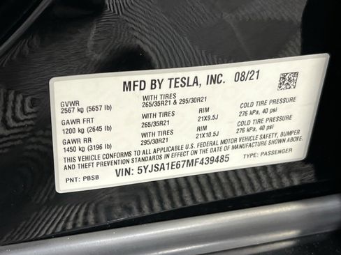 Used 2021 Tesla Model S Plaid image 35