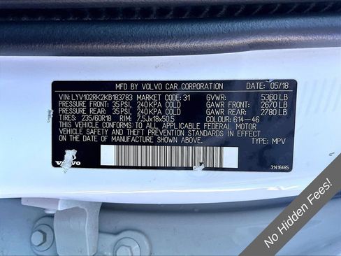 Used 2019 Volvo XC60 T5 Momentum w/ Premium Package AWD/4WD image 30