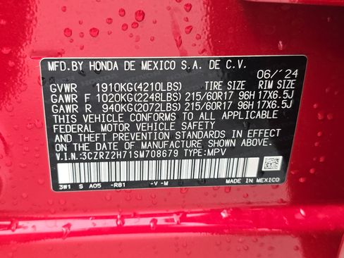 Used 2025 Honda HR-V EX-L image 35