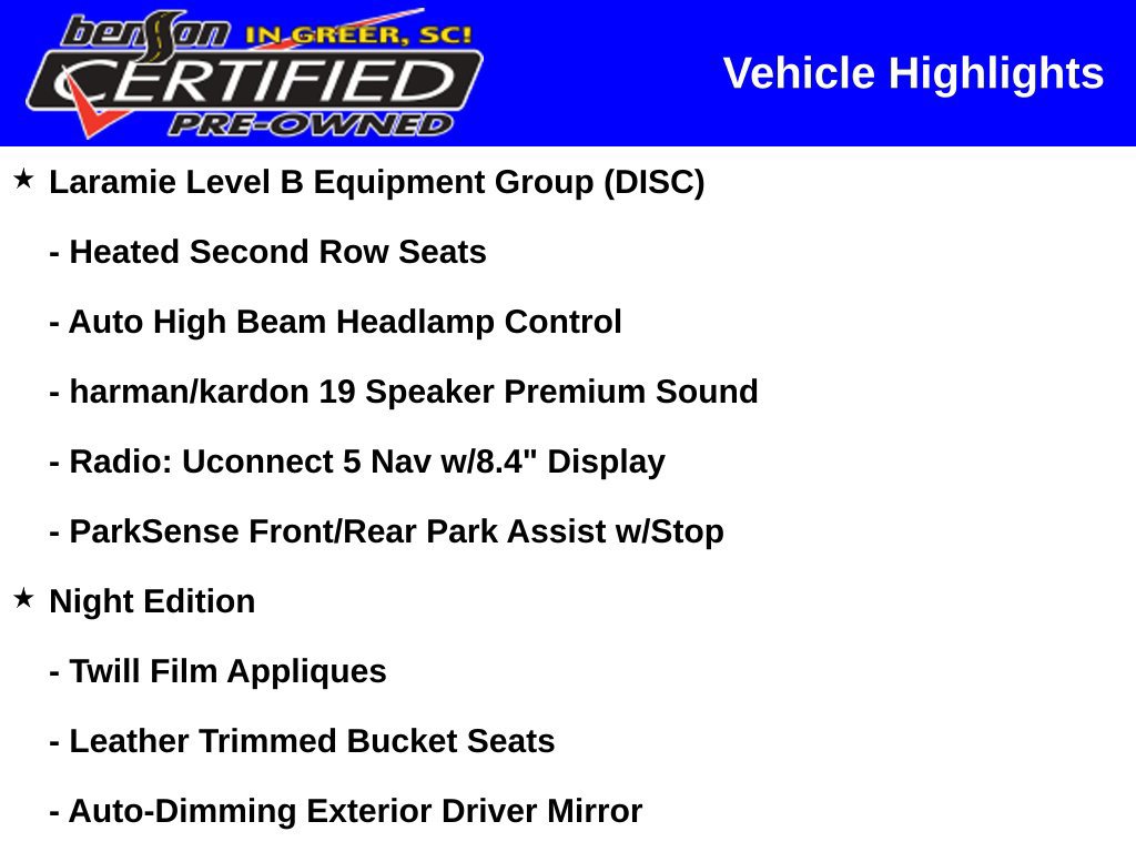 Certified 2022 RAM 1500 Laramie AWD/4WD image 3