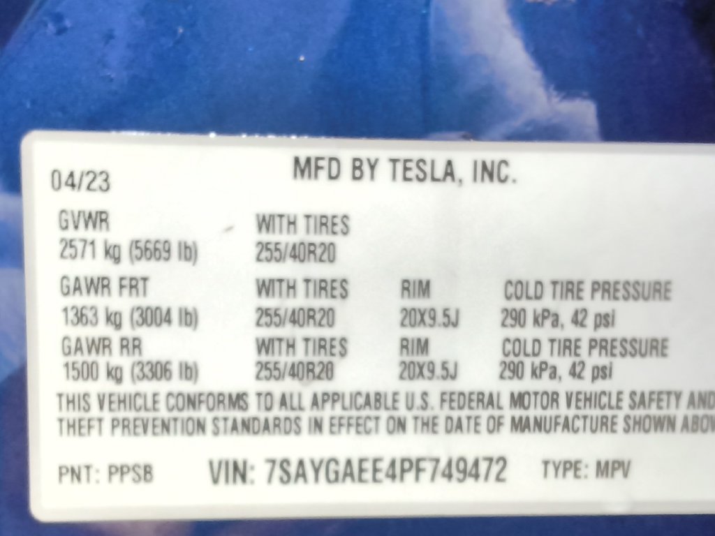 Used 2023 Tesla Model Y Long Range AWD/4WD image 7
