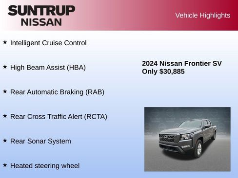 Used 2024 Nissan Frontier SV w/ Technology Package image 16