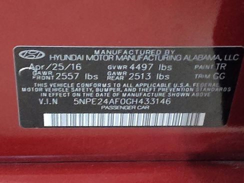 Used 2016 Hyundai Sonata SE FWD image 33