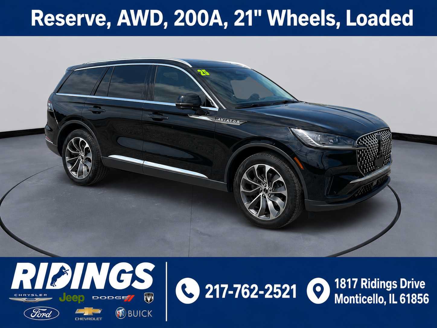 Used 2025 Lincoln Aviator Reserve w/ Illumination Package AWD/4WD image 1