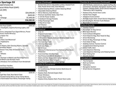 Used 2026 Kia Sportage SX FWD image 30