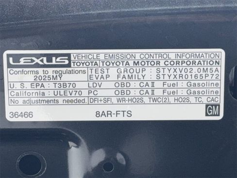 Used 2025 Lexus IS 300 300 CAM,SUNROOF,CLMT STS,BLIND w/ Premium Package image 58