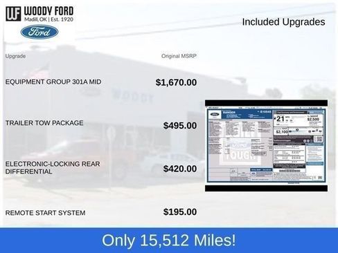 Used 2023 Ford Ranger XLT w/ Equipment Group 301A Mid AWD/4WD image 4