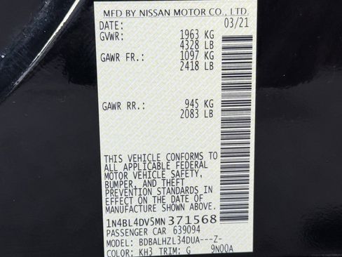 Used 2021 Nissan Altima 2.5 SV image 37