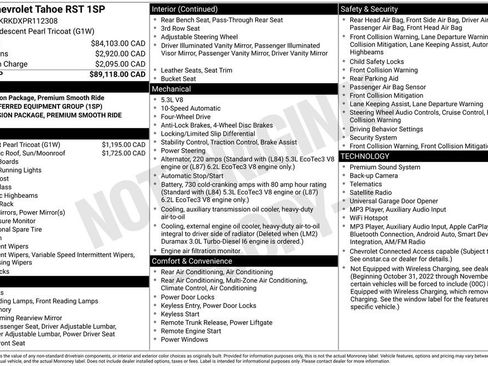 Used 2023 Chevrolet Tahoe RST AWD/4WD image 25