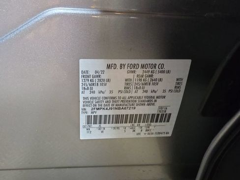 Used 2022 Ford Edge SEL w/ Convenience Package AWD/4WD image 25