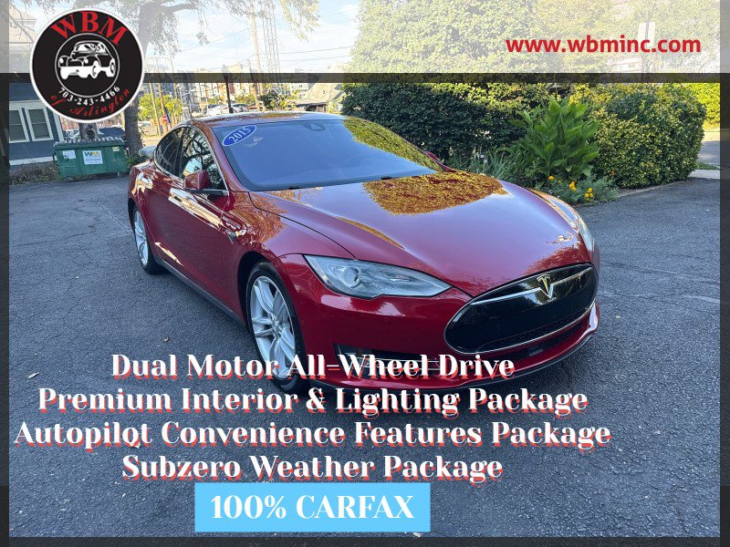 Used 2015 Tesla Model S 70D AWD/4WD image 1