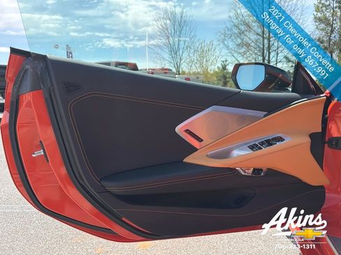 Certified 2021 Chevrolet Corvette Stingray Preferred Conv w/ Z51 Performance Package image 14