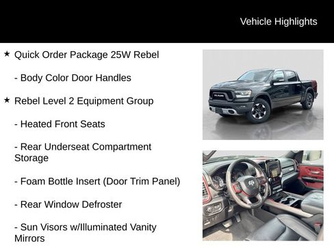 Used 2019 RAM 1500 Rebel AWD/4WD image 6