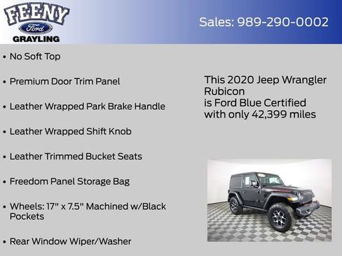 Used 2020 Jeep Wrangler Rubicon w/ LED Lighting Group AWD/4WD image 20