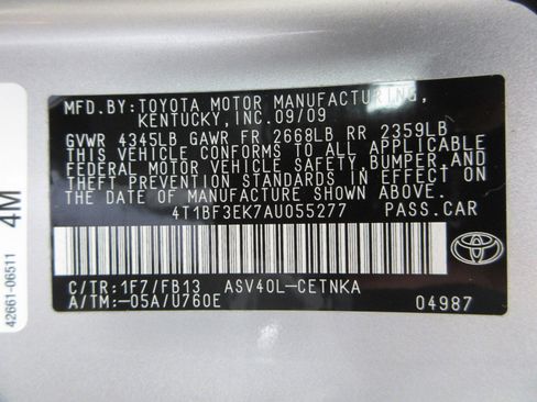 Used 2010 Toyota Camry LE FWD image 46
