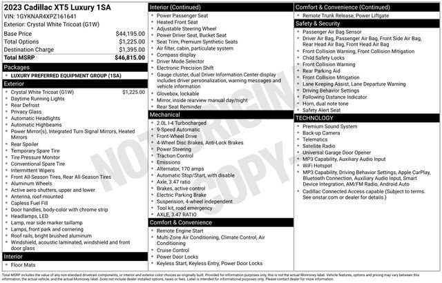 Certified 2023 Cadillac XT5 Luxury FWD image 8