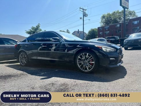 Used 2017 INFINITI Q50 Red Sport 400 AWD/4WD image 3