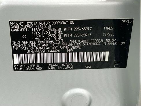 Used 2015 Toyota RAV4 LE AWD/4WD image 32