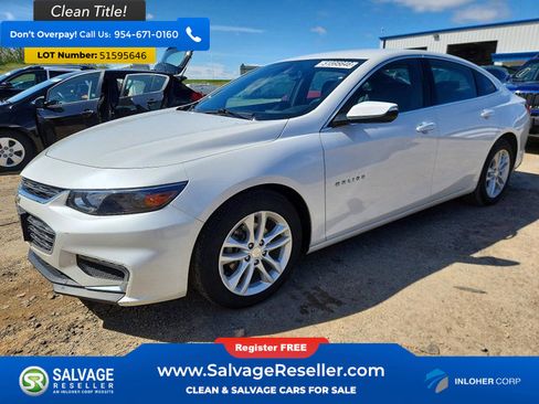 Used 2017 Chevrolet Malibu LT w/ Leather Package FWD image 1