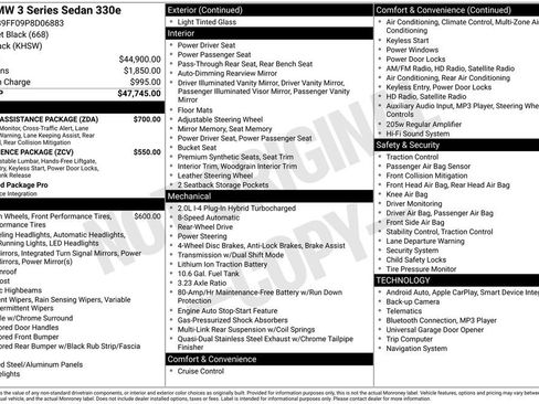 Certified 2023 BMW 330e 330e iPerformance w/ Driving Assistance Package image 32
