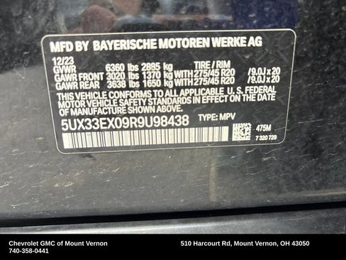 Used 2024 BMW X6 xDrive40i w/ Premium Package image 31