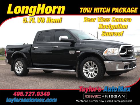 Used 2017 RAM 1500 Laramie Longhorn AWD/4WD image 1