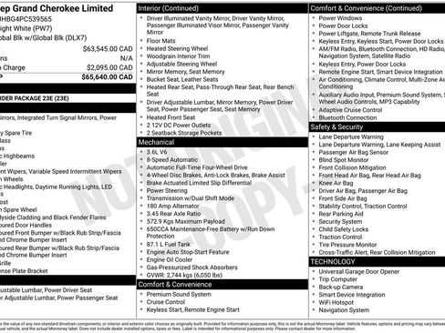 Used 2023 Jeep Grand Cherokee Limited AWD/4WD image 30