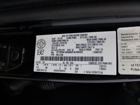 Used 2022 Ford F150 Tremor w/ Tow Technology Package AWD/4WD image 50