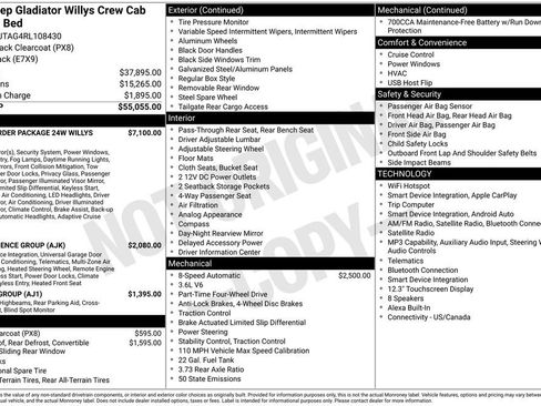 Used 2024 Jeep Gladiator Sport AWD/4WD image 7