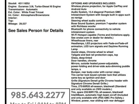Used 2023 GMC Sierra 1500 Denali RWD image 27