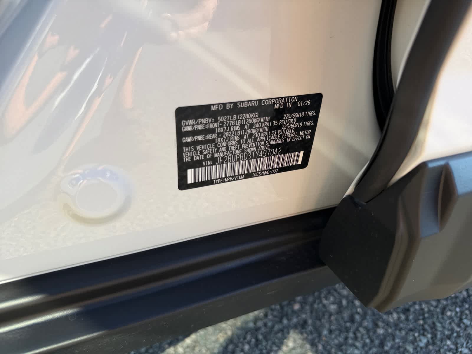 Certified 2026 Subaru Outback Premium AWD/4WD image 16