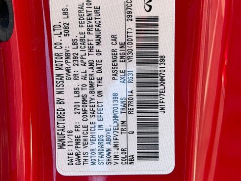 Used 2017 INFINITI Q60 Red Sport 400 image 31