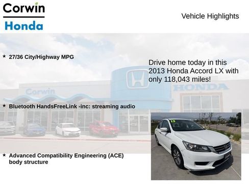 Used 2013 Honda Accord LX image 6