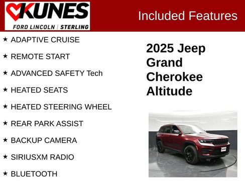 Used 2025 Jeep Grand Cherokee Altitude AWD/4WD image 2