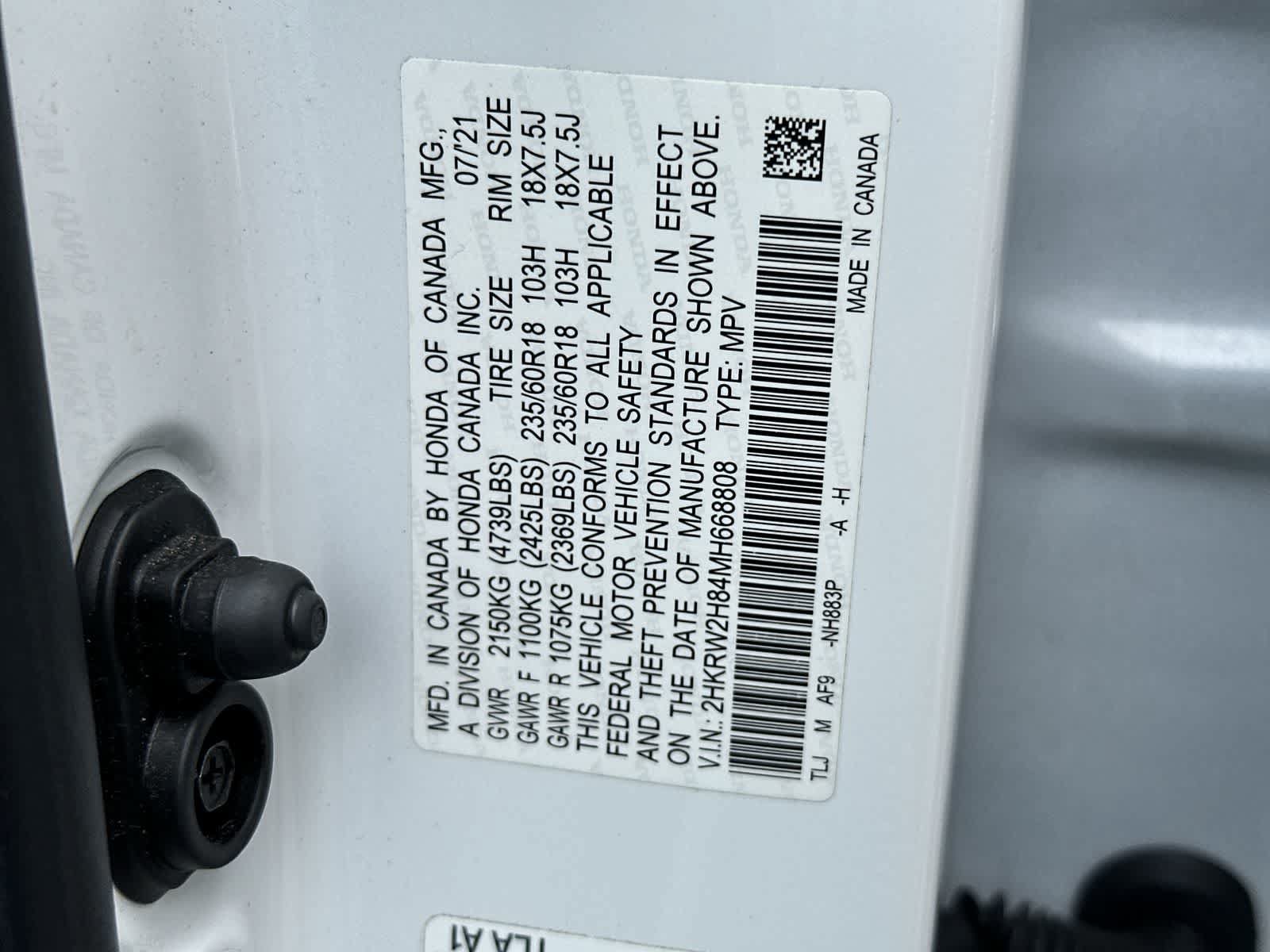 Used 2021 Honda CR-V EX-L image 24