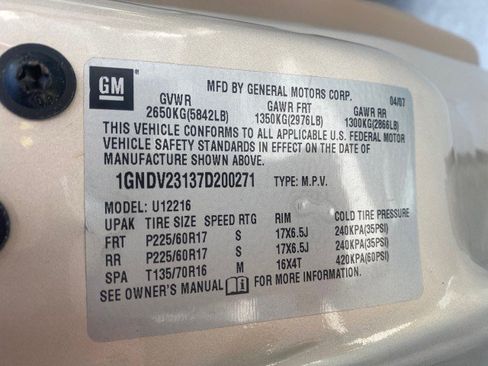 Used 2007 Chevrolet Uplander LS w/ Climate Package image 61