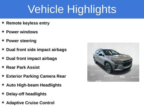 Used 2025 Chevrolet Trax RS w/ Driver Confidence Package FWD image 4