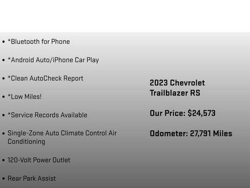 Used 2023 Chevrolet TrailBlazer RS w/ Convenience Package image 18