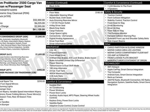 New 2026 RAM ProMaster 2500 w/ Premium Convenience Group FWD image 6